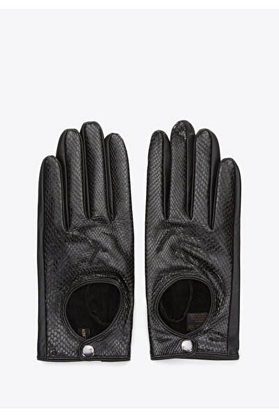 Wittchen Women's Leather Car Gloves Classic Black Leather