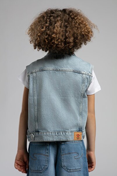 Lee Cooper Zion Unisex Children's Vest Denim