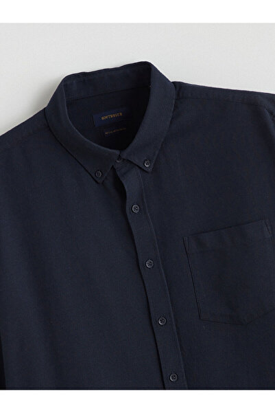 LC Waikiki Ανδρικό μακρυμάνικο πουκάμισο με κανονική εφαρμογή