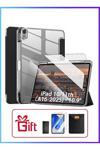 yaqeen iPad Air 11 inch (M2)& iPad Pro 11 Inch Shockproof Trifold Stand Cover (1st/2nd/3rd/4th Generation)