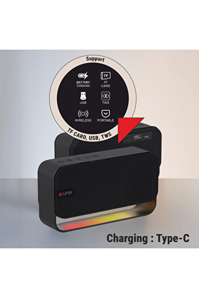 unix International Unix Quad Wireless Speaker (UX-888)