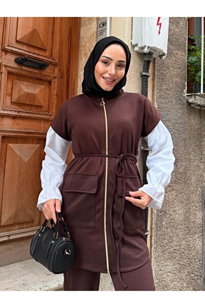 Moda Krash Vest and Pants Combination 2-Piece Set