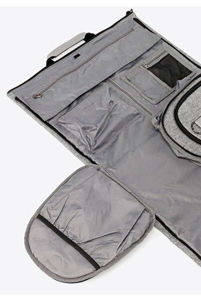 Wittchen Men's 2-in-1 Suit Bag Gray Polyester
