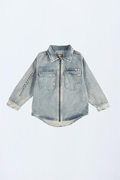 Lee Cooper Newman Boys' 100% Cotton Jean Jacket Denim