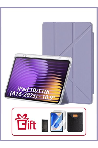 yaqeen iPad 11th Gen (A16 2025) & iPad 10th 10.9 Inch Case , iPad A16 Case Shockproof Y Folding Stand