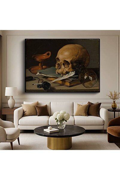 gurbaart Pieter Claesz Vanitas Still Life Natürmort Sanatı Kanvas Tablo Ressa...