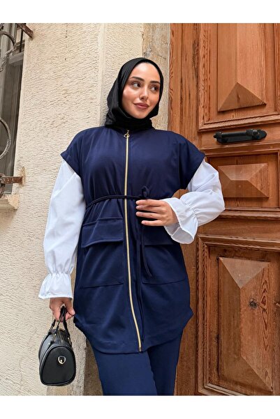 Moda Krash Vest and Pants Combination 2-Piece Set