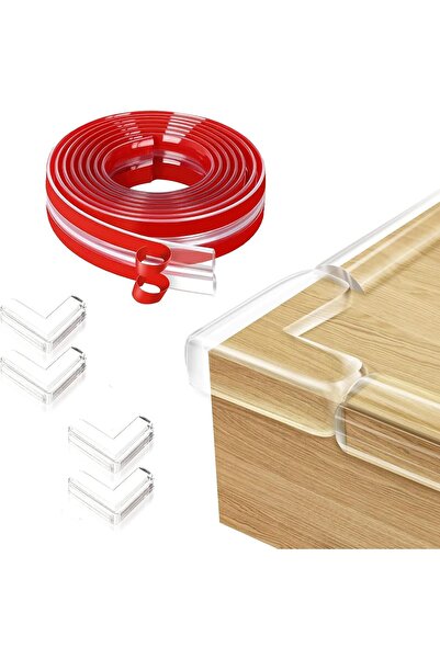 Ctoby Baby Proofing Edge and Corner Protector Kit — Transparent Soft Silicone 3M Edge Bumper Strip