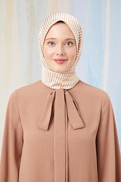 Levidor Ψηφιακό κασκόλ με ρίγες από άμμο