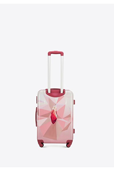 Wittchen Men's Medium ABS Suitcase with Print Pink Pink ABS