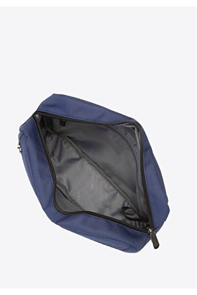 Wittchen Men's Navy Blue Polyester Waist Bag with Front Pocket