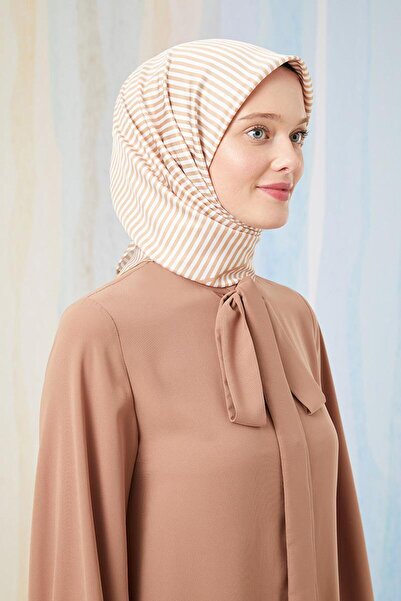 Levidor Ψηφιακό κασκόλ με ρίγες από άμμο