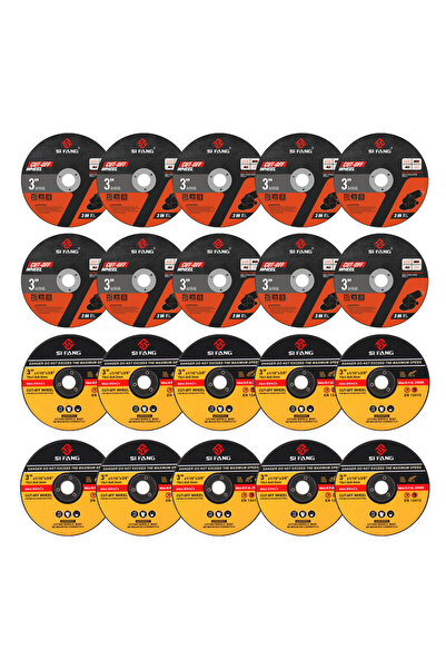 Choice12 ٢٠ قطعة من أقراص الطحن الصغيرة، قرص قطع ٧٥ مم، ملحقات جلاخة زاوية مع...