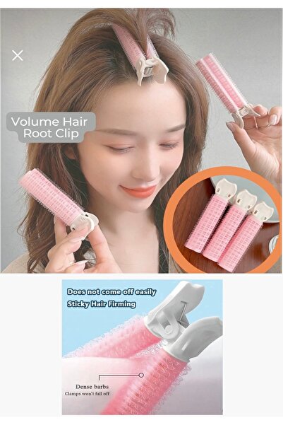 Gold Beauty 2Pcs Hair Curler Volumizing Roller Hair Clip Hair Curler