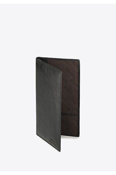 Wittchen Woman Leather Passport Case Simple Black Leather