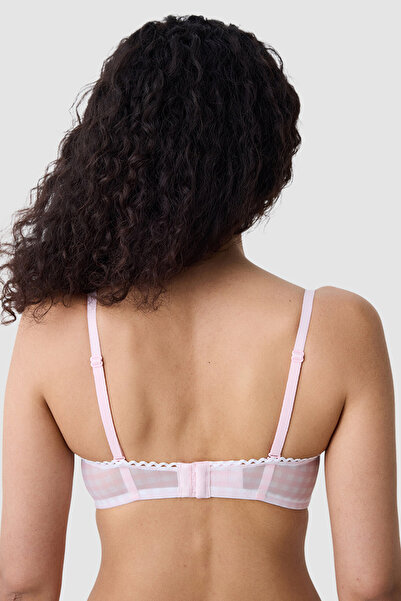 Penti Heart Broderie Pink Bra