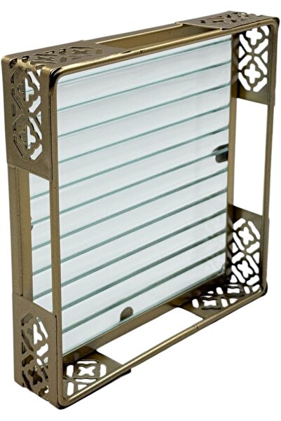 B&D Decorative Gold Serving Tray