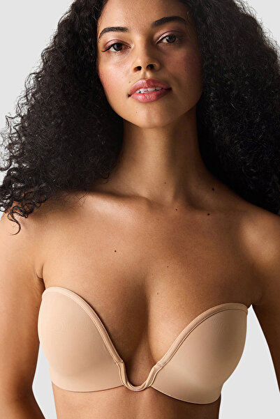Penti Push Up Deep Decolette Nude Bra