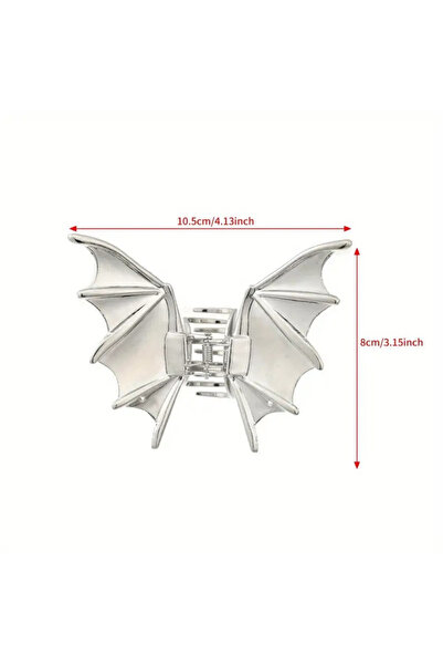 So Much Accesories Bat Metal Silver Color Latch Buckle