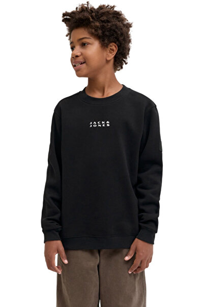 Jack & Jones JACK &JONES Point Badge Crew BF JNR sweatshirt - 12286878-Black