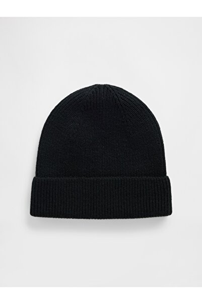 GAP Erkek Siyah Ribanalı Bere