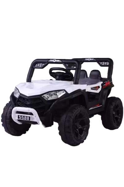 My modern game Electric Jeep for Kids with Remote Control and Music, Suitable for Ages 3 and Up, 12V Battery Operated