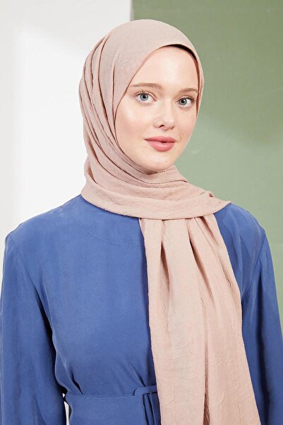 Levidor Nude Crepe Shawl