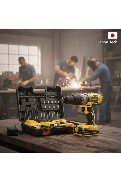 Japon Tech 58V 8Ah Akülü Vidalama – EMP/ECP Korumalı Güçlü Motor