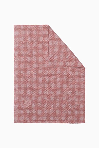 Levidor Pudra Relax Plaid Pattern Shawl