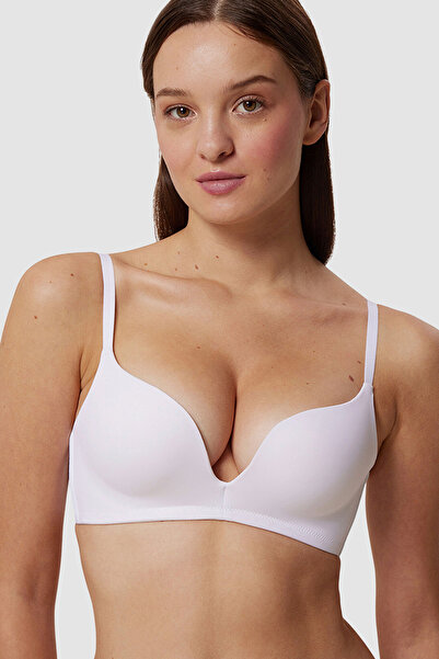 Penti Underwire Decollete White Push Up Bra