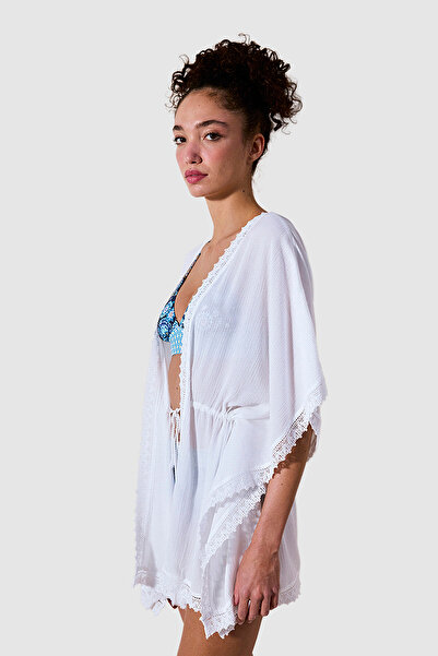 Penti Cute White Tie Up Kimono