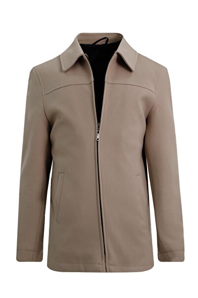 Uki AÇIK BEJ Kaşe Mont