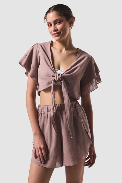 Penti Peek Beach Tie Up Top