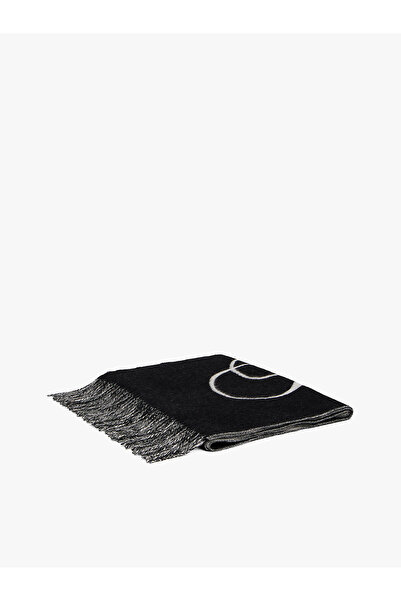 Tommy Hilfiger Pure Wool Logo Scarf