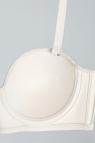 LOYA Ecru Nirvana Unpadded Strapless Single Bra