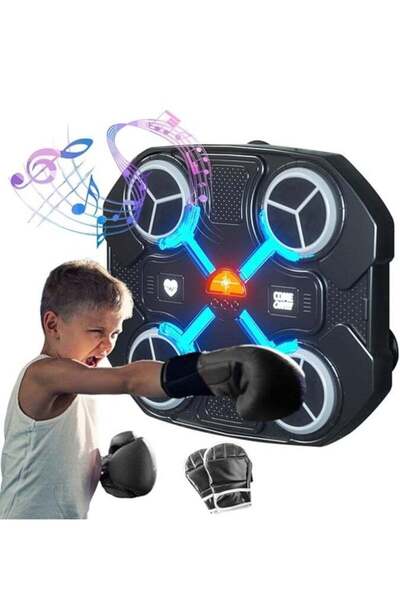 Zoom Plus ترقية آلة الملاكمة الموسيقية الذكية (بلوتوث، مثبتة على الحائط)