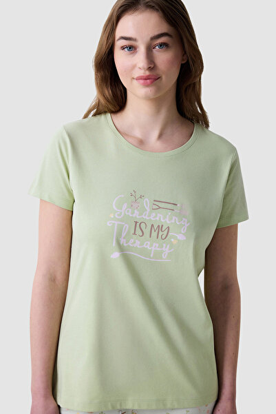 Penti Gardening Capri Light Green Pyjama Set