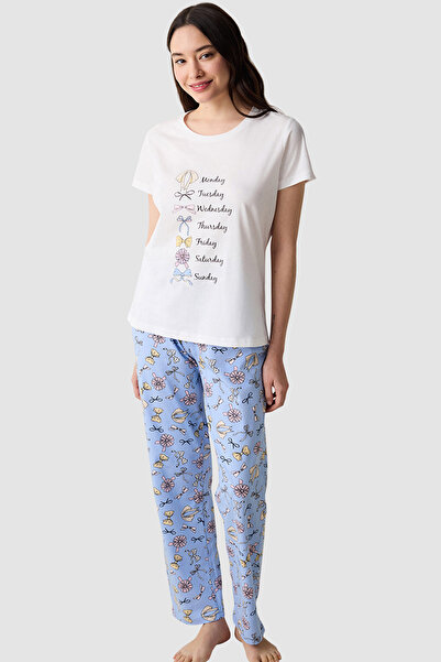 Penti Cute Bow Cotton Pyjama Set