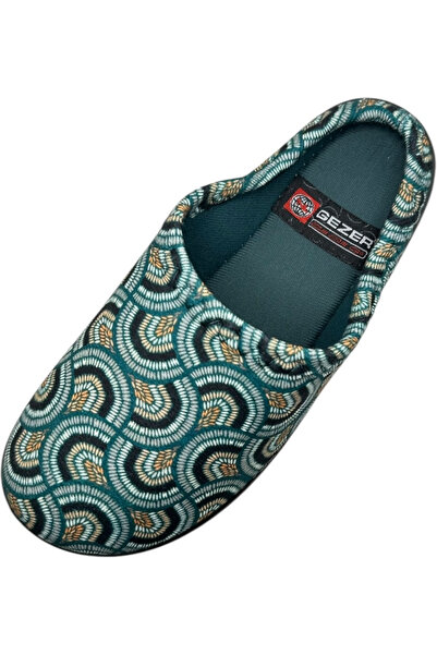 GEZER Γυναικείες παντόφλες, γεωμετρικό σχέδιο, άνετες και ζεστές, μαλακή σόλα, μέγεθος 38, 24 εκ.