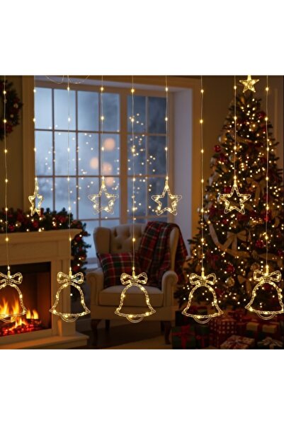 REDz Accessories Instalație decorativă de Crăciun cu forme 3D (stea, clopoțel...