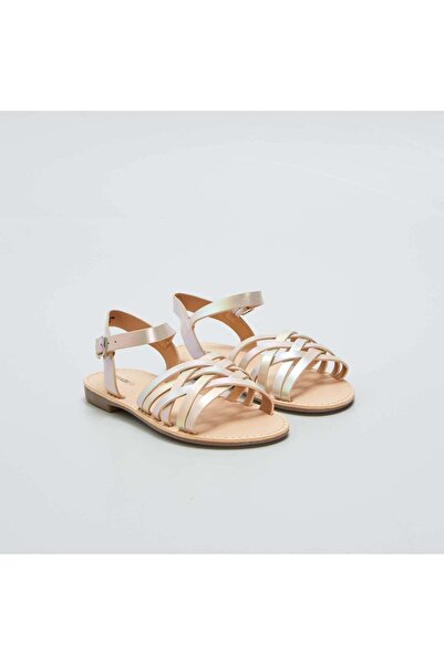 KİABİ Faux leather sandals YELLOW