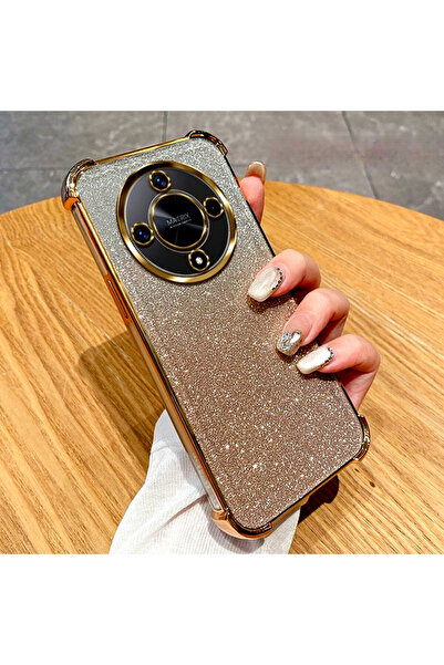 Generic Glitter Case for Honor X9D 5G ，Plating Edge，Ultra Slim，Luxury Gradient Shockproof Honor X9D Cover