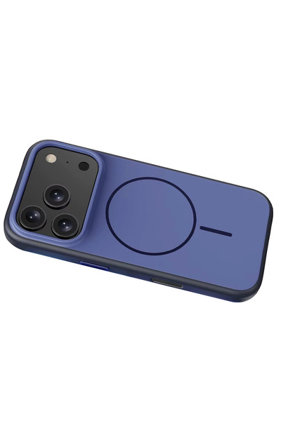 Fuchsia Apple iPhone 17 Pro Max Neva Magsafe Cover - Navy Blue