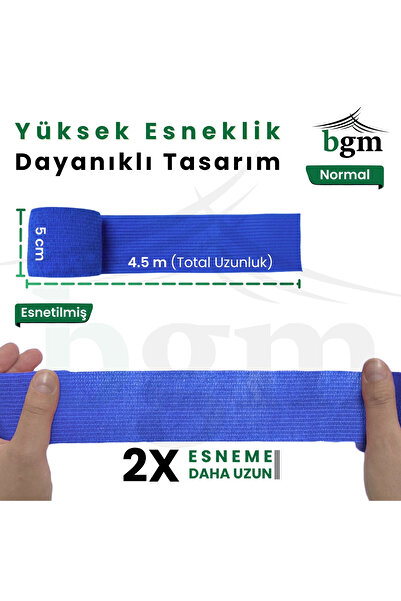 bgm Elastik Kendinden Yapışkanlı Bandaj 5cm X 4.5m Coban Bandajı Sporcu Bandı Elastik Bandaj