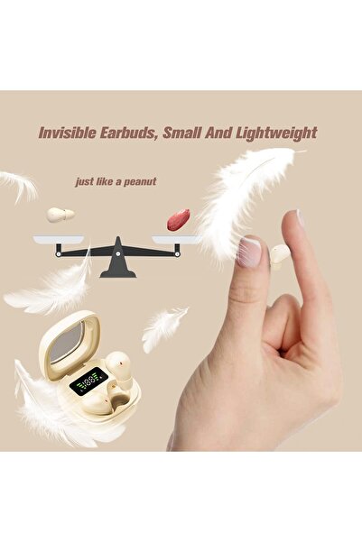 Generic Invisible Smallest Bluetooth Earbuds: Tiny for Small Ears, Wireless Mini, Discreet Design