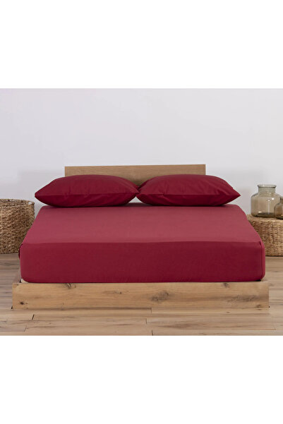 Nef Nef Homeware Mattress protector Cotton Single Jersey 100X200 Bordeaux