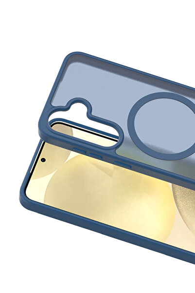 Fuchsia Samsung Galaxy A26 Jota Magsafe Cover - Navy Blue