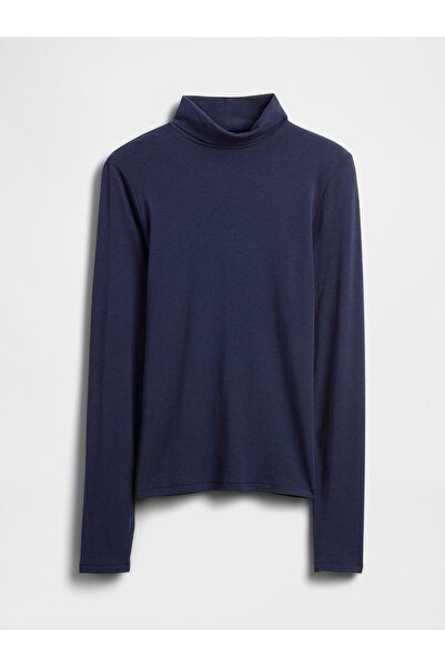 GAP Kadın Lacivert Tüy Hafifliği Kayık Yaka Kazak