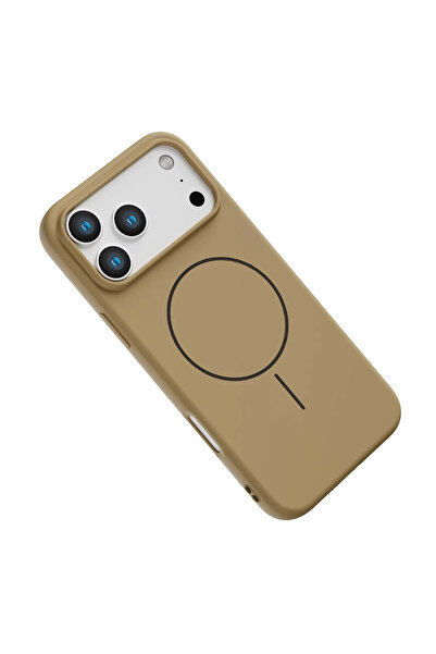 Fuchsia Apple iPhone 17 Pro Jully Magsafe Cover - Desert Titanium