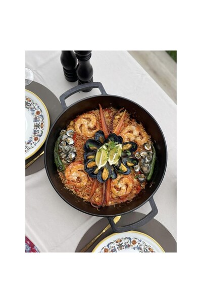 Brizoll Tigaie din fontă fără mâner, rotisor 360 x 80 mm